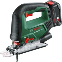 Bosch AdvancedSaw 18V power jigsaws 3000 spm 1,9 kg, Sierra de calar verde, Negro, Verde, 45°, Aluminio, Laminado, Plástico, Acero, Madera, Aluminio, Sin escobillas, 3000 spm