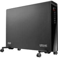 DeLonghi HX65L22 Interior Gris 2200 W Convector, Convector de pie antracita, Convector, Cerámico, 24 h, Interior, Piso, Gris