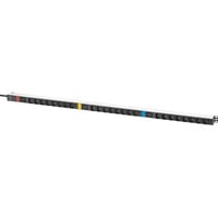 Digitus PDU IT básico con perfil de aluminio, 27 salidas, 24x C13, 3x C19, Regleta negro/Aluminio