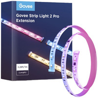 Govee Extensión Strip Light 2 Pro, Tira de LED Regleta luminosa universal, Ambiente, Cinta adhesiva, Transparente, Multi, 60 bombilla(s)