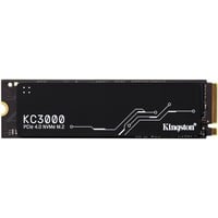 Kingston 1024G KC3000 M.2 2280 NVMe SSD, Unidad de estado sólido negro, 1 TB, M.2, 7000 MB/s