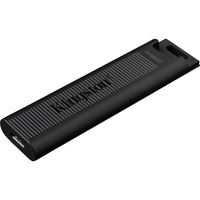 Kingston DataTraveler Max unidad flash USB 256 GB USB Tipo C 3.2 Gen 2 (3.1 Gen 2) Negro, Lápiz USB negro, 256 GB, USB Tipo C, 3.2 Gen 2 (3.1 Gen 2), 1000 MB/s, Deslizar, Negro
