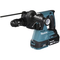 Makita Martillo combinado inalámbrico DHR243JWX2, 18 Voltios, Martillo perforador azul/Negro