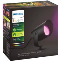 Philips Hue White & Color Ambance Lily XL Outdoor Spot Erweiterung, Luz de LED negro