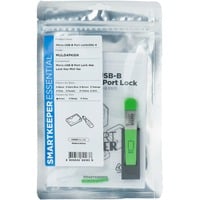 SMARTKEEPER ESSENTIAL Cerradura para puerto Micro USB-B (MUL04) + Llave de bloqueo Mini (U04), Cerradura insertable 