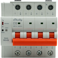 Shelly Pro 4CB C10, Copia de seguridad gris