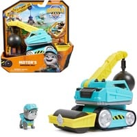 Spin Master Rubble & Crew - Pack Tractor Demolición y Figura Motor - Patrulla Canina Juguetes - Juguetes Niños 3 años + - Regalo Niño 3 años +, Vehículo de juguete Rubble & Crew - Pack Tractor Demolición y Figura Motor - Patrulla Canina Juguetes - Juguetes Niños 3 años + - Regalo Niño 3 años +, Grúa con bola de demolición, 3 año(s), Plástico, Negro, Azul, Amarillo