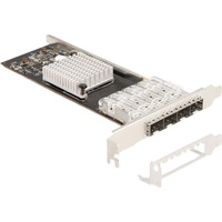 DeLOCK PCI Express x4 a 4 x ranura SFP Gigabit LAN i350, Adaptador de red 