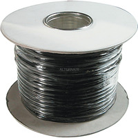 Digitus Cable de instalación telefónica plano negro