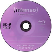 Intenso BD-R 50 GB, Discos Blu-ray vírgenes Minorista