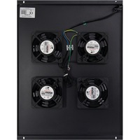 Inter-Tech SWSN-800 Panel del ventilador, Refrigerador de aire negro, Panel del ventilador, Negro, 4 Ventilador(es), 240 V, 413 mm, 547 mm