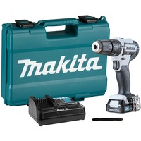 Makita HP333DSAW, Martillo atornillador blanco/Negro