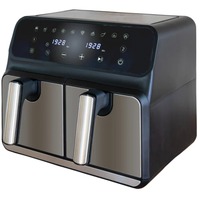 Unold 58685, Freidora de aire caliente negro/Acero fino
