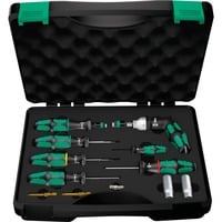 Wera Kit de montaje para sistemas de control de presión de neumáticos, Destornillador negro/Verde