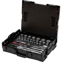 Wiha Juego de llaves de vaso y puntas 1/4" y 1/2", 60 piezas, Llave de tubo 