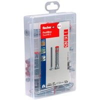 fischer Meister-Box DuoHM tacos para cavidades + tornillo de cabeza avellanada PZ, Pasador 