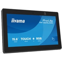 iiyama TW1625LASC-B3PNR pantalla para PC 39,6 cm (15.6") 1920 x 1080 Pixeles LED Pantalla táctil, Monitor LED negro (mate), 39,6 cm (15.6"), 1920 x 1080 Pixeles, LED, 20 ms