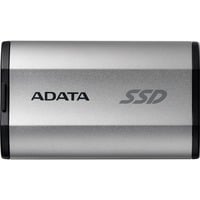 ADATA SD810 2 TB USB Tipo C USB 3.2 Gen 2x2 Negro, Plata, Unidad de estado sólido plateado, 2 TB, USB Tipo C, USB 3.2 Gen 2x2, 2000 MB/s, Negro, Plata