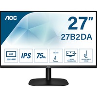 AOC B2 27B2DA LED display 68,6 cm (27") 1920 x 1080 Pixeles Full HD Negro, Monitor LED negro, 68,6 cm (27"), 1920 x 1080 Pixeles, Full HD, LED, 4 ms, Negro