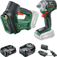 Bosch Kit combinado 18Volt UniversalImpactDrive 18V-35, UniversalPump 18V, Kit de herramientas verde/Negro