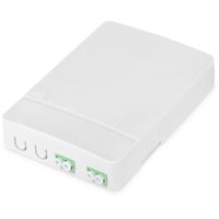 Digitus Caja FTTH con 2x acoplador LC/APC DX, Caja/Carcasa blanco