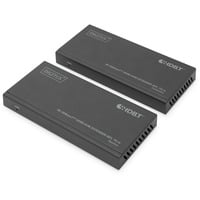 Digitus Set extensor HDMI KVM 4K HDBaseT, Alargador de HDMI negro