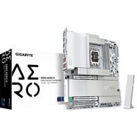 GIGABYTE Z890 AERO D Placa Base - Compatible con CPUs Intel Core Ultra (Serie 2), VRM de 16+1+2 fases, hasta 9500MHz DDR5 (OC), PCIe 5.0 M.2, Wi-Fi 7, Thunderbolt 5 VRM de 16+1+2 fases, hasta 9500MHz DDR5 (OC), PCIe 5.0 M.2, Wi-Fi 7, Thunderbolt 5, Intel, LGA 1851 (Socket V1), Intel Core Ultra (Series 2), LGA 1851, DDR5-SDRAM, 256 GB