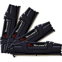 G.Skill Ripjaws V F4-3600C14Q-32GVKA módulo de memoria 32 GB 4 x 8 GB DDR4 3600 MHz, Memoria RAM negro, 32 GB, 4 x 8 GB, DDR4, 3600 MHz, 288-pin DIMM
