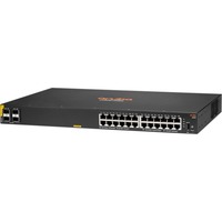 Hewlett Packard Enterprise Aruba 6000 24G Class4 PoE 4SFP 370W Gestionado L3 Gigabit Ethernet (10/100/1000) Energía sobre Ethernet (PoE) 1U, Interruptor/Conmutador Gestionado, L3, Gigabit Ethernet (10/100/1000), Energía sobre Ethernet (PoE), Montaje en rack, 1U