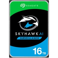 Seagate Surveillance HDD SkyHawk AI 3.5" 16000 GB Serial ATA III, Unidad de disco duro 3.5", 16000 GB, 7200 RPM