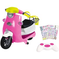 ZAPF Creation City RC Glam-Scooter, Vehículo de juguete rosa/blanco, BABY born City RC Glam-Scooter, Scooter de muñeca, 3 año(s), Necesita pilas, 1,71 kg