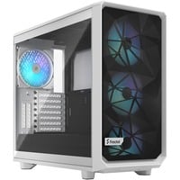 Fractal Design Meshify 2 RGB Blanco, Cajas de torre blanco, PC, Blanco, ATX, EATX, micro ATX, Mini-ITX, Acero, Vidrio templado, Multi, Ventiladores de la caja