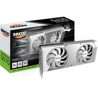 INNO3D I3D 12GB D7 RTX 5070 TWIN X2 OC white, Tarjeta gráfica blanco