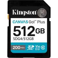 Kingston SDG4/512GB, Tarjeta de memoria negro