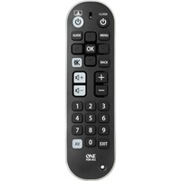 One for all Zapper + mando a distancia IR inalámbrico Audio, Cable, DVD/Blu-ray, DVDR-HDD, DVR, Sistema de cine en casa, SAT, TV, Receptor de televisión, Web TV Botones negro, Audio, Cable, DVD/Blu-ray, DVDR-HDD, DVR, Sistema de cine en casa, SAT, TV, Receptor de..., IR inalámbrico, Botones, Negro