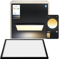 Philips Hue Hue White Ambiance Aurelle lámpara de panel cuadrada, Luz de LED negro
