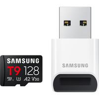 Samsung T9 microSDXC 128 GB, Tarjeta de memoria negro
