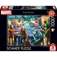 Schmidt Spiele Thomas Kinkade Studios: Marvel - Los Vengadores, Puzzle 