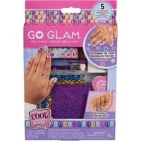 Spin Master Kit de uñas metalizadas GO GLAM de Cool Maker con 6 hojas de películas con brillo y calcomanías para uñas para crear 5 manicuras distintas, juguetes de manualidades para niñas a partir de 7 años Cool Maker Kit de uñas metalizadas GO GLAM de con 6 hojas de películas con brillo y calcomanías para uñas para crear 5 manicuras distintas, juguetes de manualidades para niñas a partir de 7 años, Set de manicura infantil, 7 año(s), Multicolor