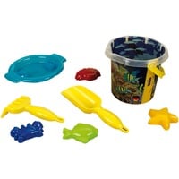 Theo Klein Cubo de arena AquaAction Coral Reef (1 litro) con accesorios, Juegos de jardín 