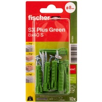 fischer SX Plus Green 8x40 S K 10, 567864, Pasador verde