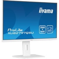 iiyama ProLite XUB2797QSU-W2 pantalla para PC 68,6 cm (27") 2560 x 1440 Pixeles Quad HD LED Blanco, Monitor LED blanco (mate), 68,6 cm (27"), 2560 x 1440 Pixeles, Quad HD, LED, 1 ms, Blanco