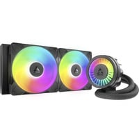 ARCTIC Liquid Freezer III Pro 280 A-RGB Procesador Sistema de refrigeración líquida todo en uno 14 cm Negro 1 pieza(s), Refrigeración por agua negro, Sistema de refrigeración líquida todo en uno, 14 cm, 186 m³/h, Negro
