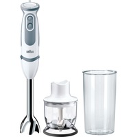 Braun MQ 5220 WH, 0X22111340, Batidora de mano blanco/Gris