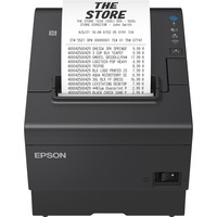 Epson TM-T88VII (112): USB, Ethernet, Serial, PS, Black, Impresora de tickets negro, Ethernet, Serial, PS, Black, Térmico, Impresora de recibos, 180 x 180 DPI, 500 mm/s, 1,41 x 3,39 mm, Texto, Gráfico, Código de barras, Código de barras 2D