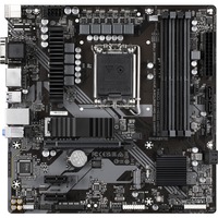 GIGABYTE B760M DS3H DDR4 Placa base - Soporta CPUs Intel Core de 14ª generación, VRM digital de 6+2+1 fases, hasta 5333MHz DDR4 (OC), 2xPCIe 4.0 M.2, LAN 2.5GbE, USB 3.2 Gen2 negro/Gris, VRM digital de 6+2+1 fases, hasta 5333MHz DDR4 (OC), 2xPCIe 4.0 M.2, LAN 2.5GbE, USB 3.2 Gen2, Intel, LGA 1700, Intel® Celeron®, Intel® Core™ i3, Intel® Core™ i5, Intel® Core™ i7, Intel® Core™ i9,..., LGA 1700, 128 GB, DDR4-SDRAM