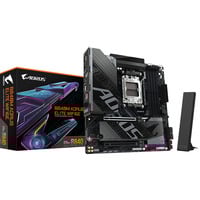 GIGABYTE B840M A ELITE WIFI6E, Placa base negro/Plateado