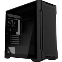 GIGABYTE C102 GLASS Midi Tower Negro, Cajas de torre negro, Midi Tower, PC, Negro, micro ATX, Mini-ITX, Vidrio, Plástico, Acero, Juego