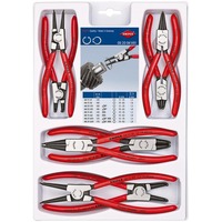 KNIPEX Sicherungsringzangen-Set 00 20 04 V01, Set de pinzas rojo/Negro