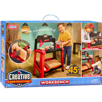 MGA Entertainment Little Tikes Creative Construction - Banco de trabajo, Herramientas para niños 